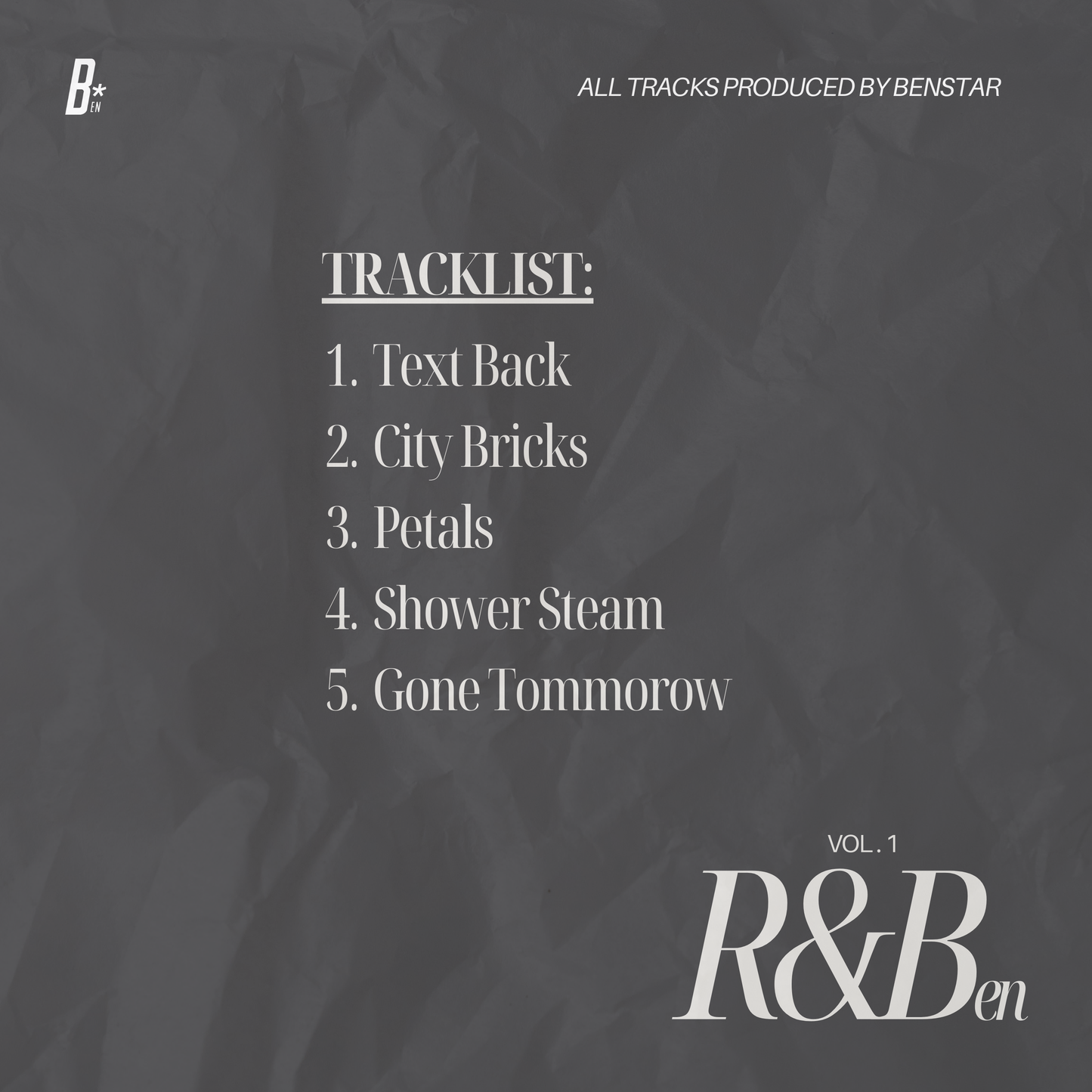 "R&Ben Vol. 1" (DIGITAL EP)
